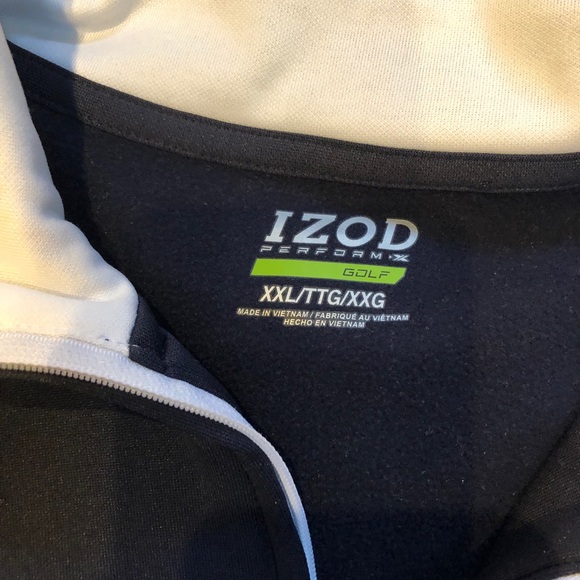 IZOD Perform Golf Quarter Zip - Picture 4 of 4
